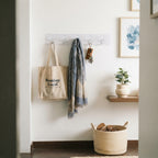 Adhesive Wall Hook Rail - Damage-Free Wall Organization