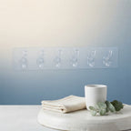 Adhesive Wall Hook Rail - Damage-Free Wall Organization